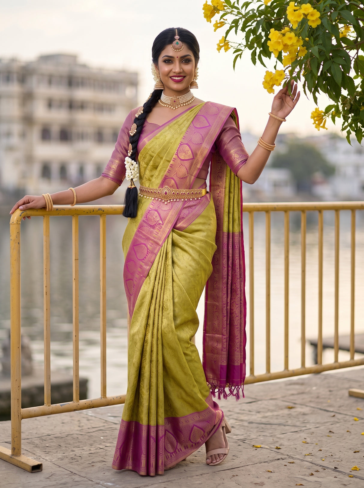 MIMOSA Saree Saree — pose 5 styling detail