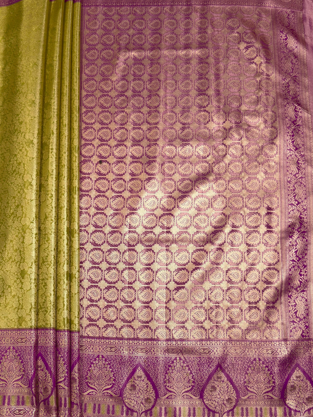 MIMOSA Saree Saree — pallu and zari work detail