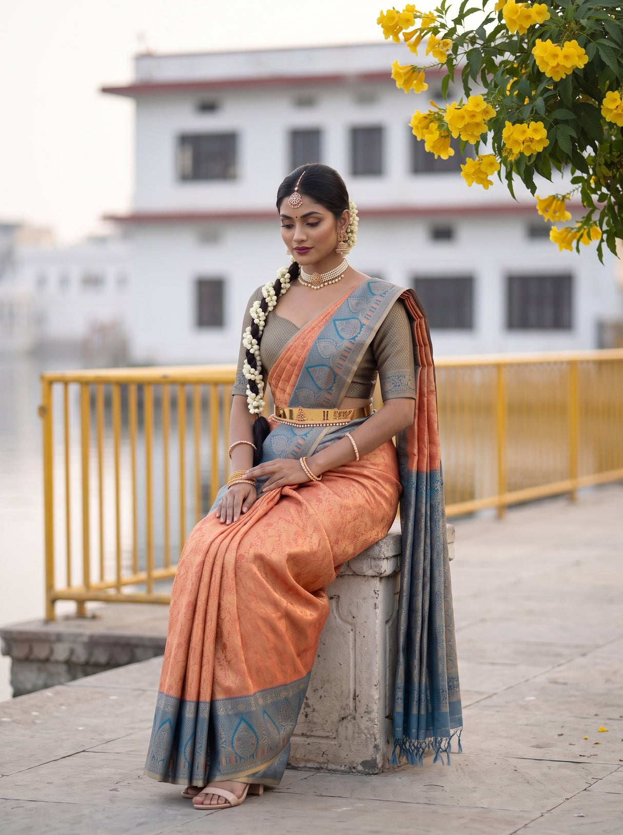 MIMOSA Saree Saree — pose 8 styling detail