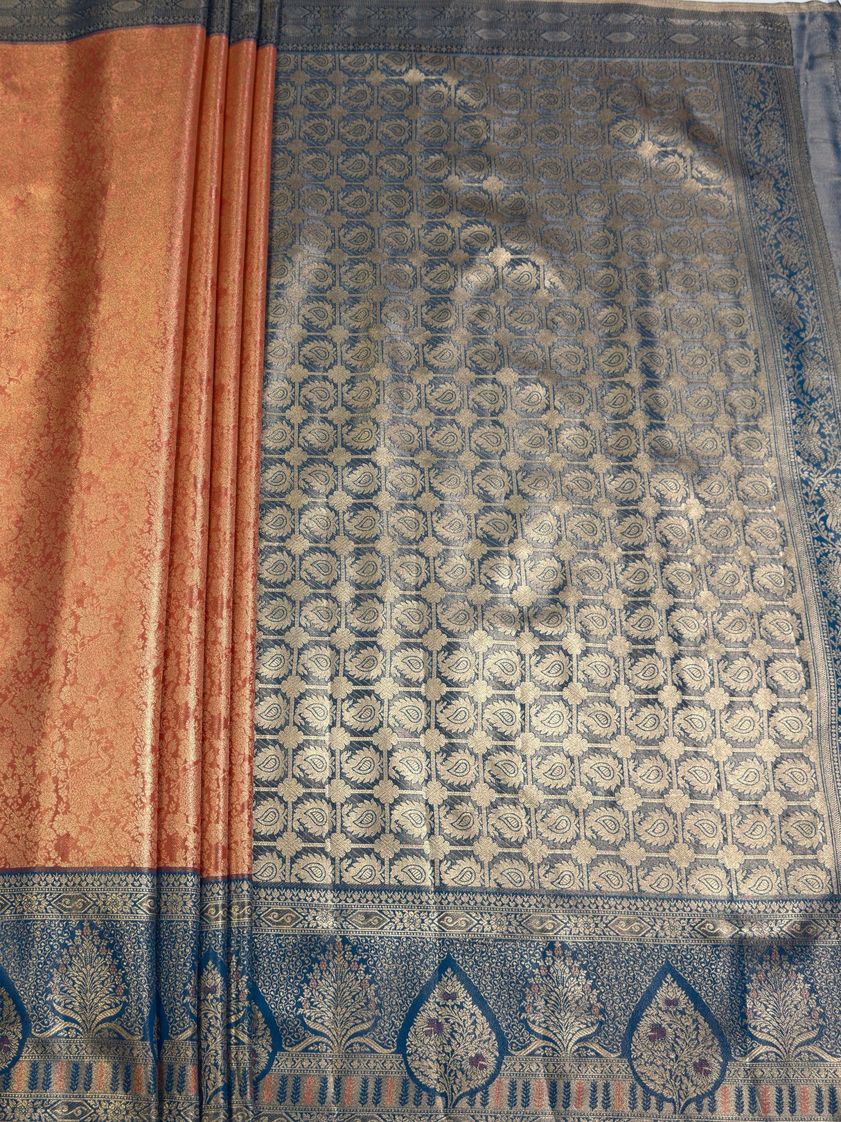 MIMOSA Saree Saree — pallu and zari work detail