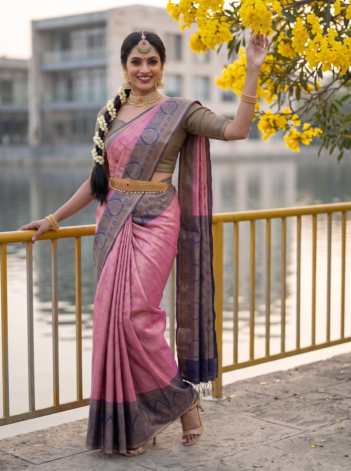 MIMOSA Saree Saree — pose 5 styling detail