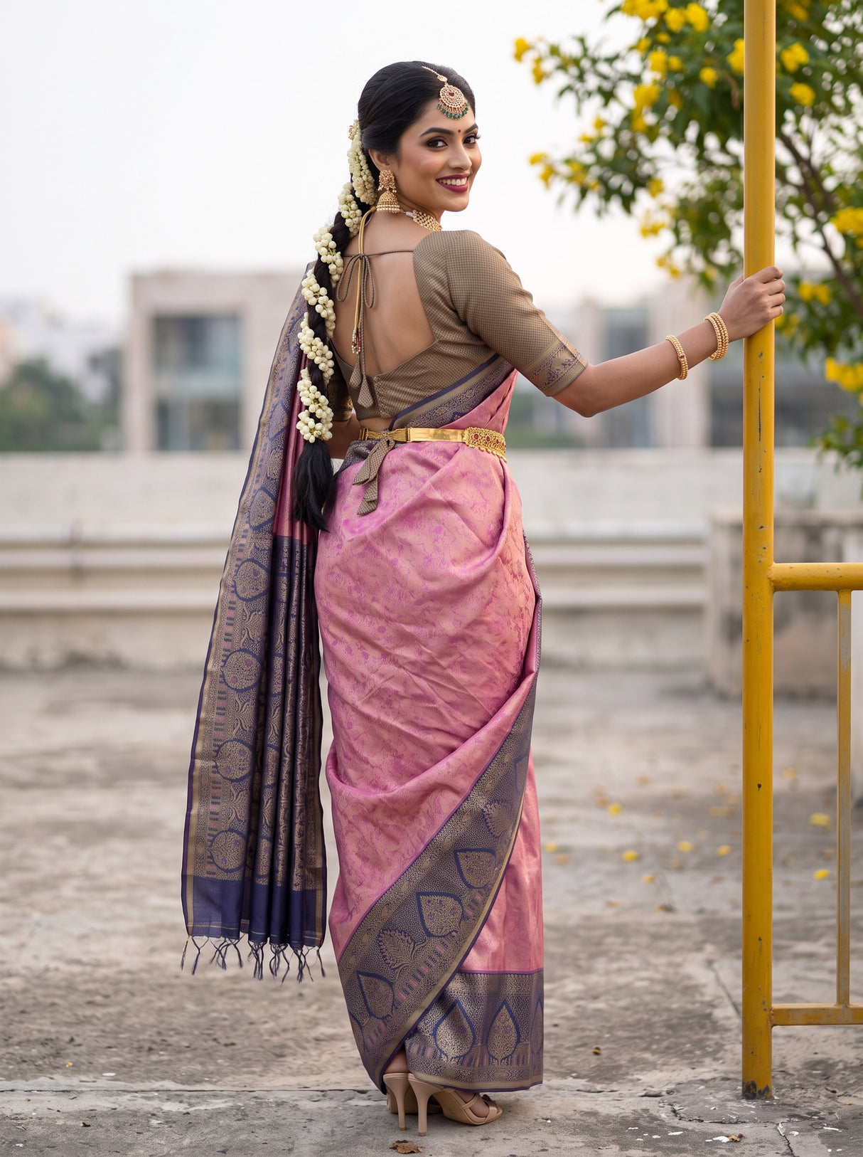 MIMOSA Saree Saree — pose 7 styling detail