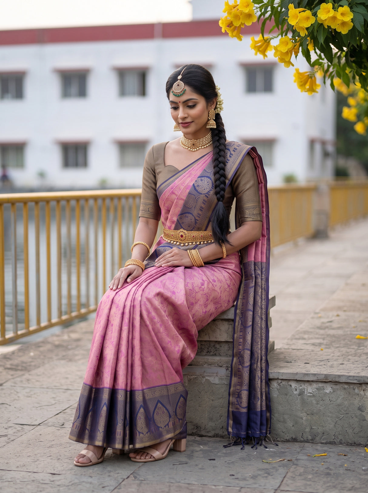 MIMOSA Saree Saree — pose 8 styling detail