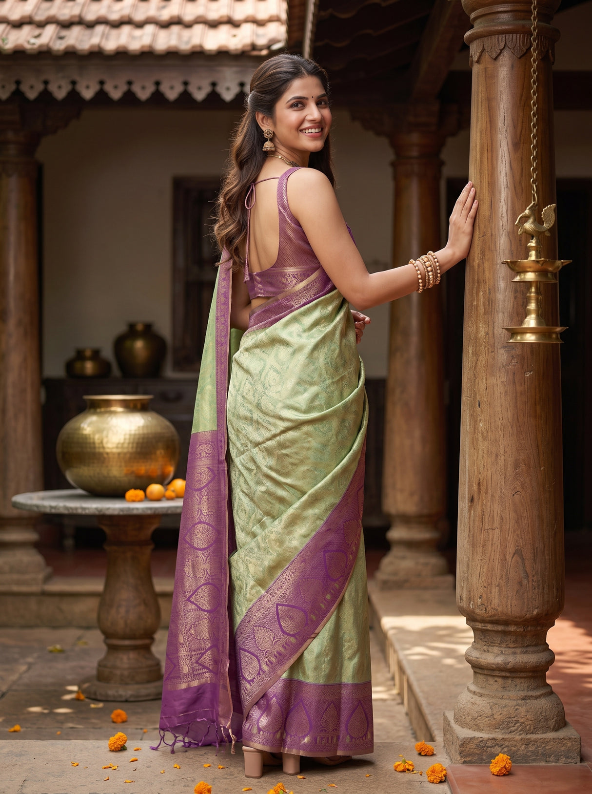 MIMOSA Saree Saree — pose 7 styling detail