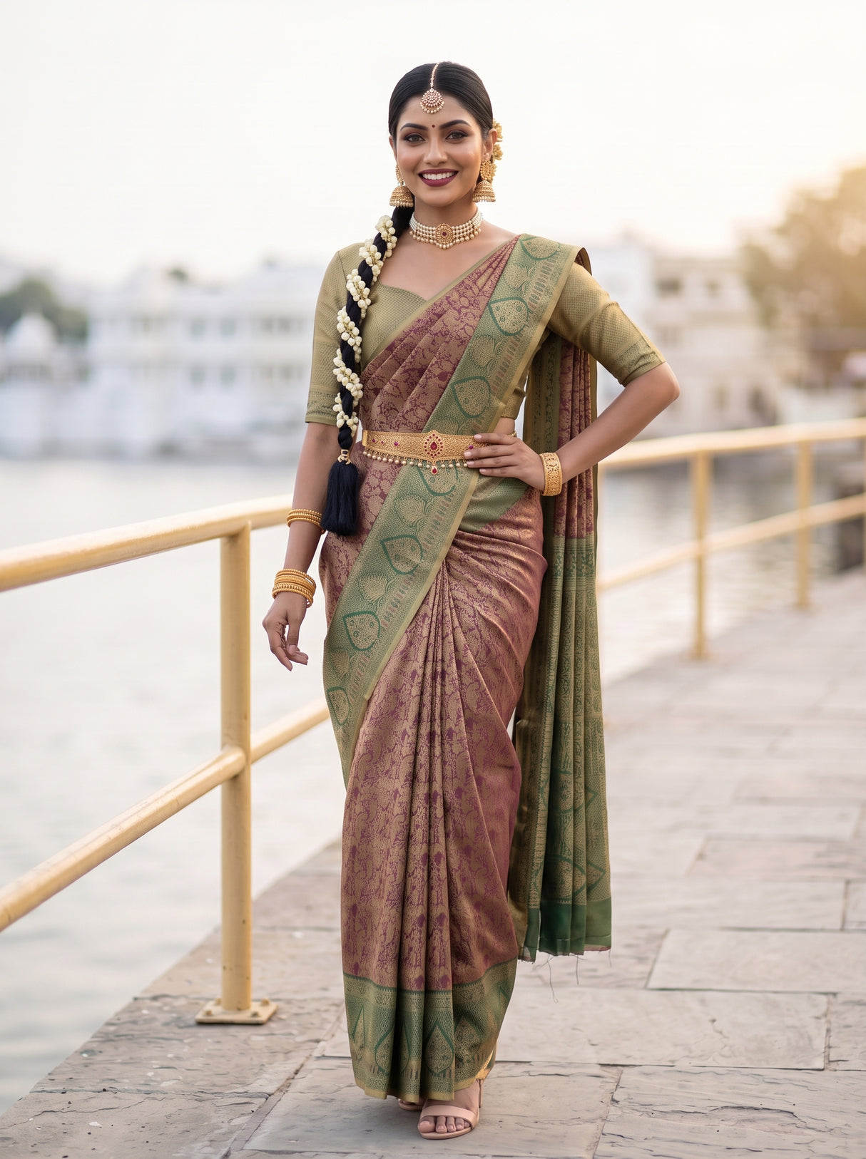 MIMOSA Saree Saree — pose 4 styling detail