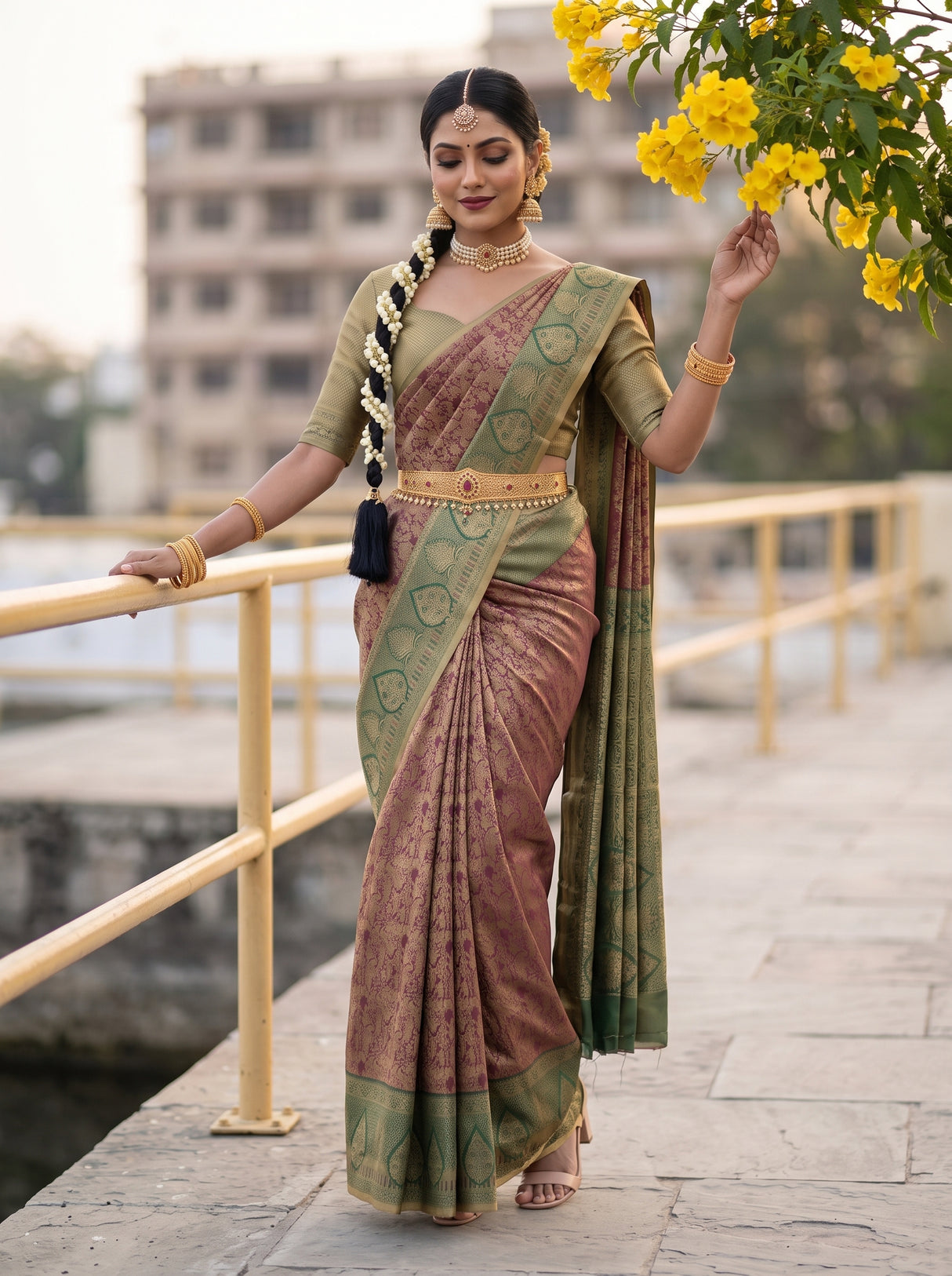 MIMOSA Saree Saree — pose 5 styling detail