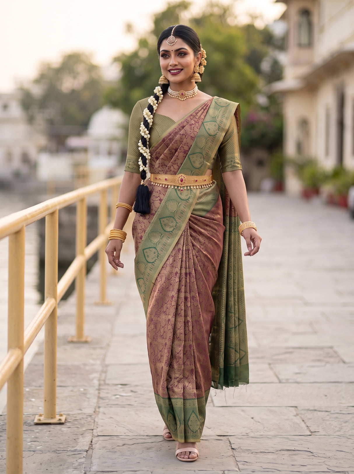 MIMOSA Saree Saree — pose 6 styling detail