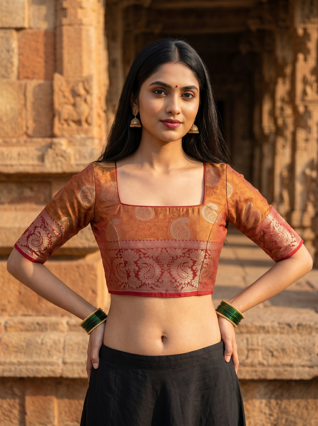 MIMOSA Saree Saree — blouse close-up