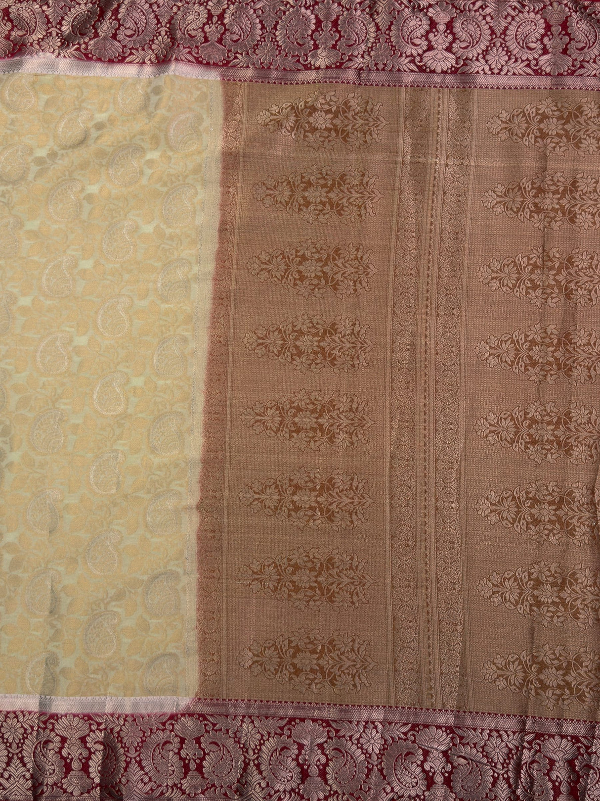 MIMOSA Saree Saree — pallu and zari work detail