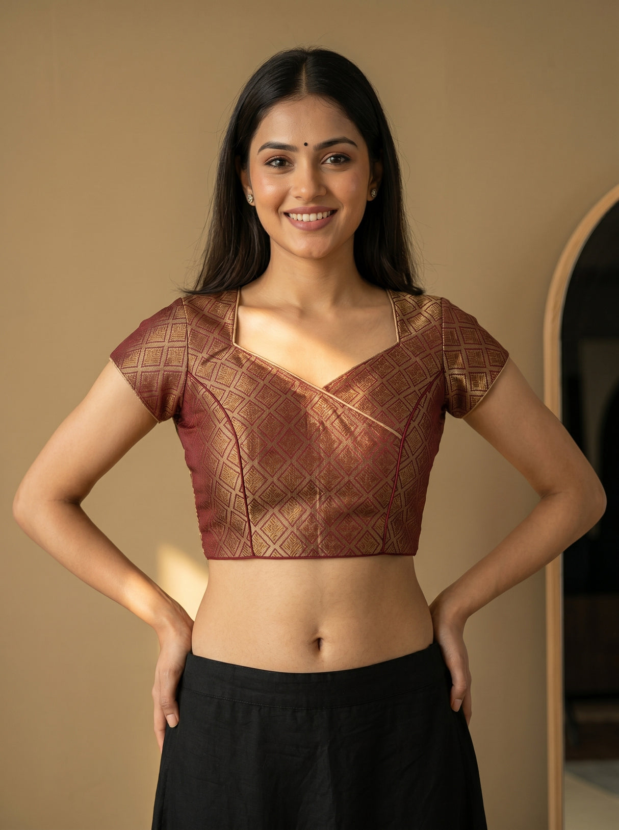 MIMOSA Saree Saree — blouse close-up