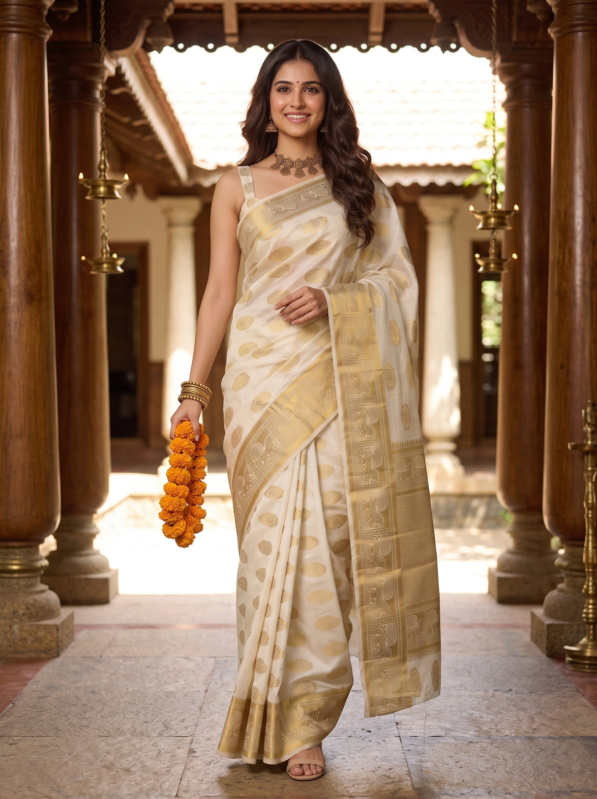 MIMOSA Saree Saree — pose 6 styling detail