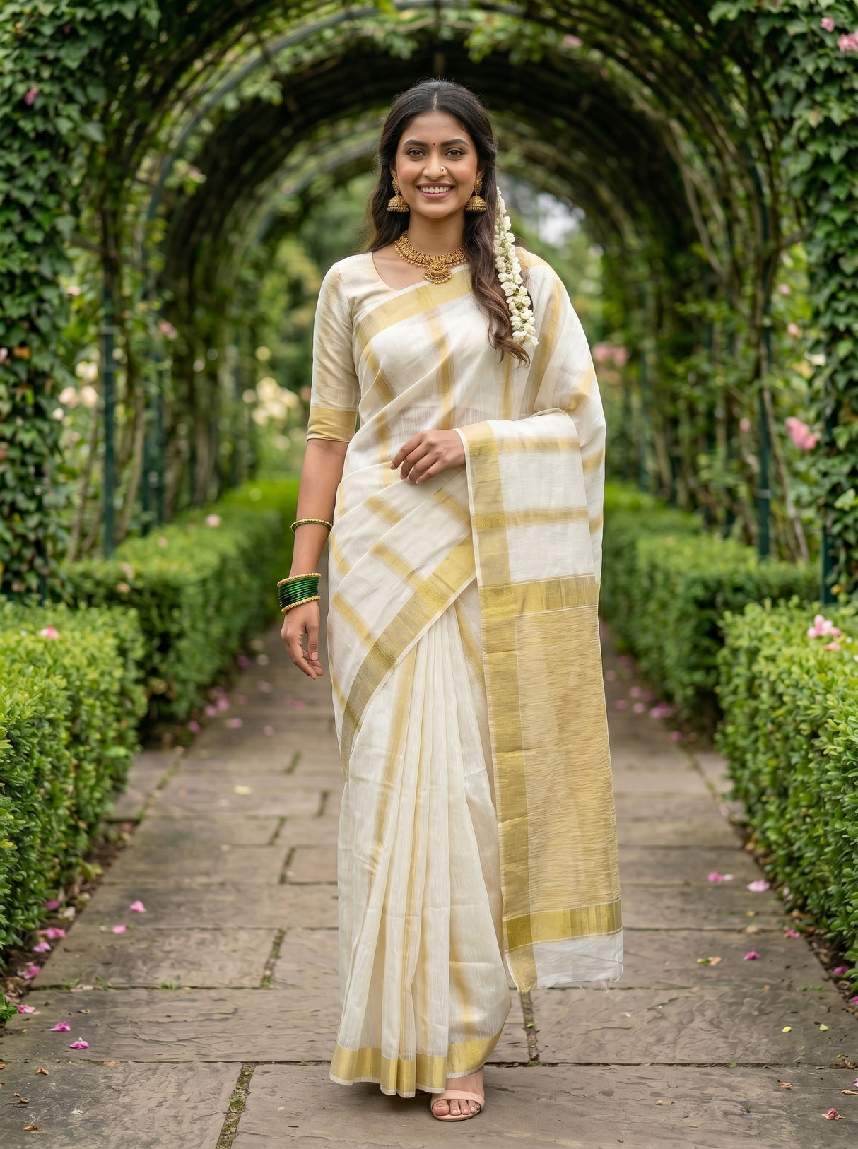 MIMOSA Saree Saree — pose 6 styling detail