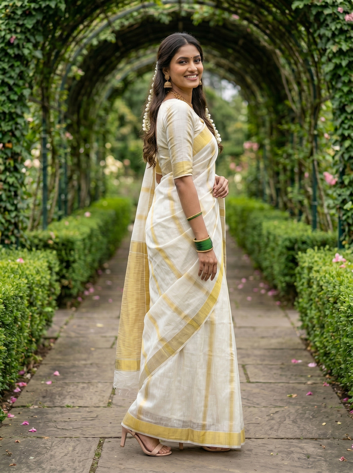 MIMOSA Saree Saree — pose 9 styling detail