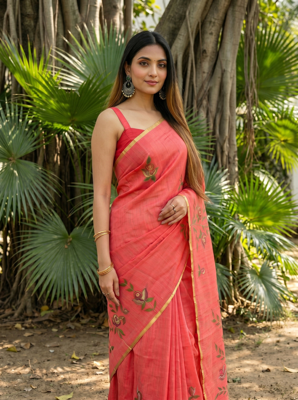 MIMOSA Saree Saree — pose 10 styling detail