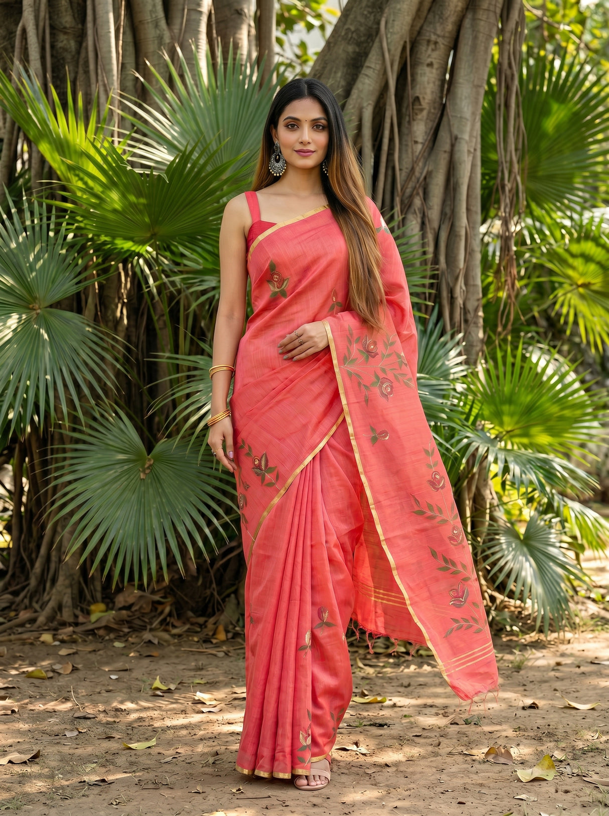 MIMOSA Saree Saree — pose 6 styling detail