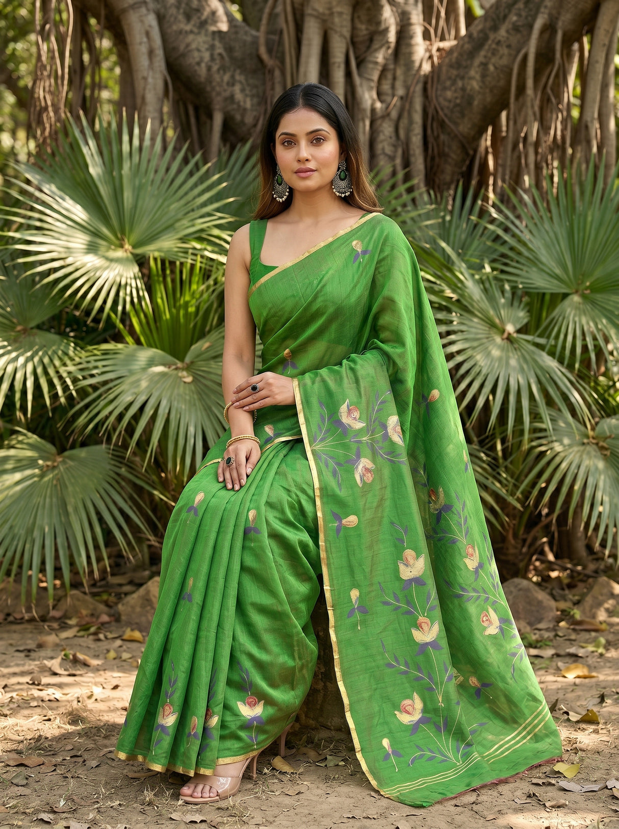 MIMOSA Saree Saree — pose 8 styling detail