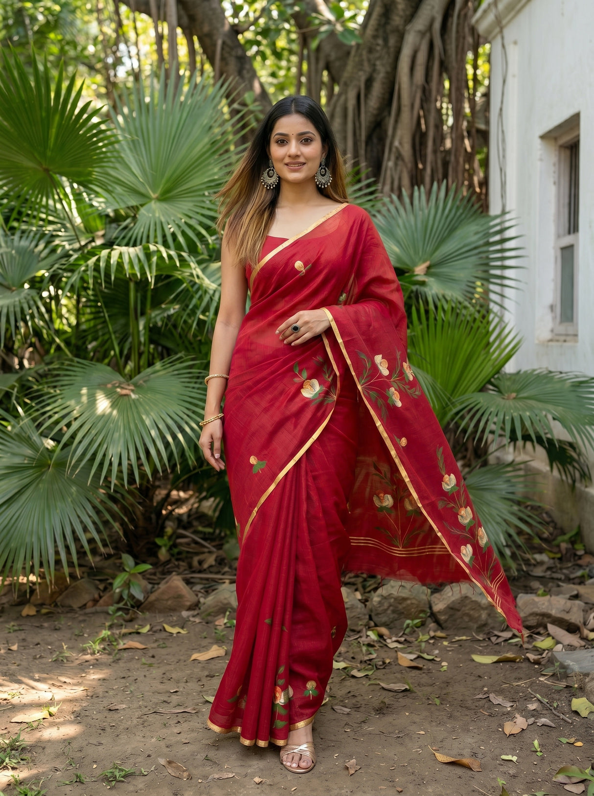 MIMOSA Saree Saree — pose 6 styling detail
