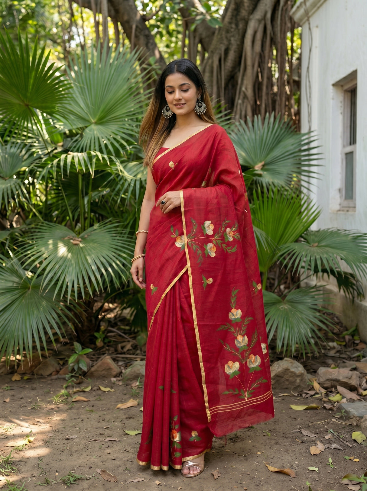 MIMOSA Saree Saree — pose 9 styling detail