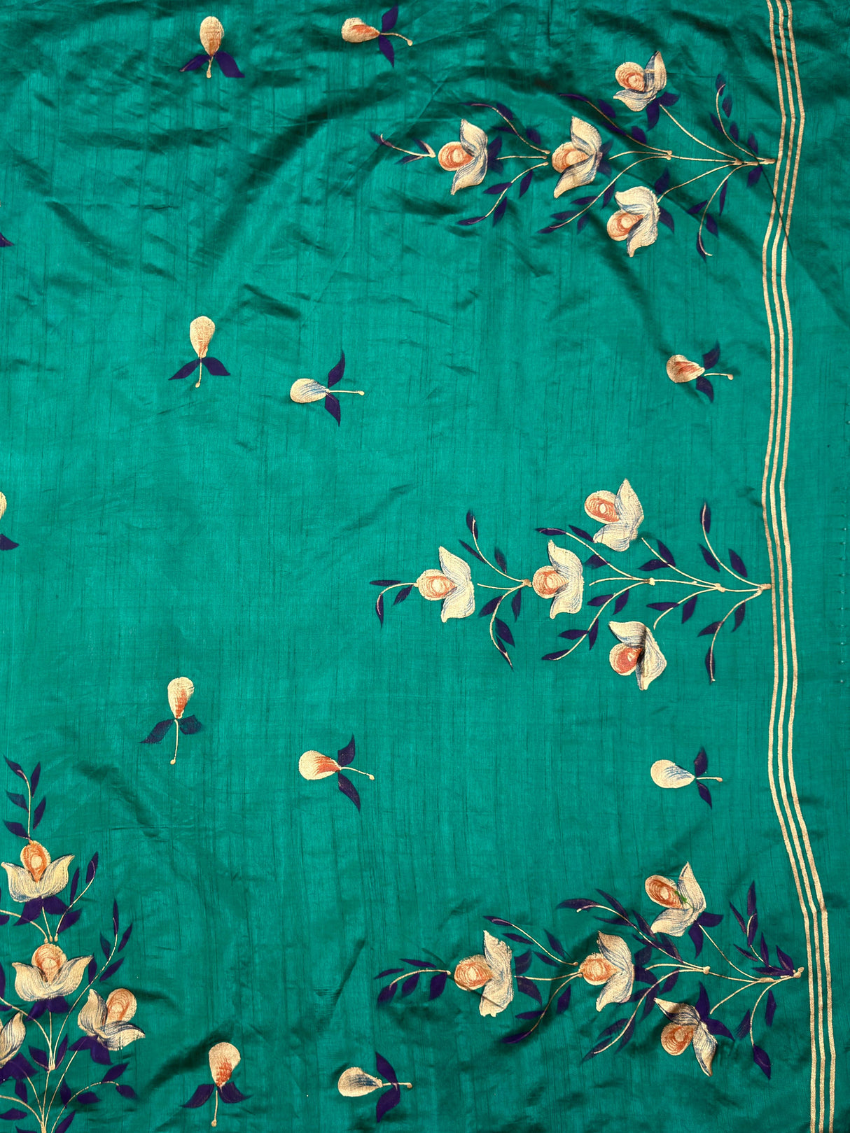 MIMOSA Saree Saree — pallu and zari work detail