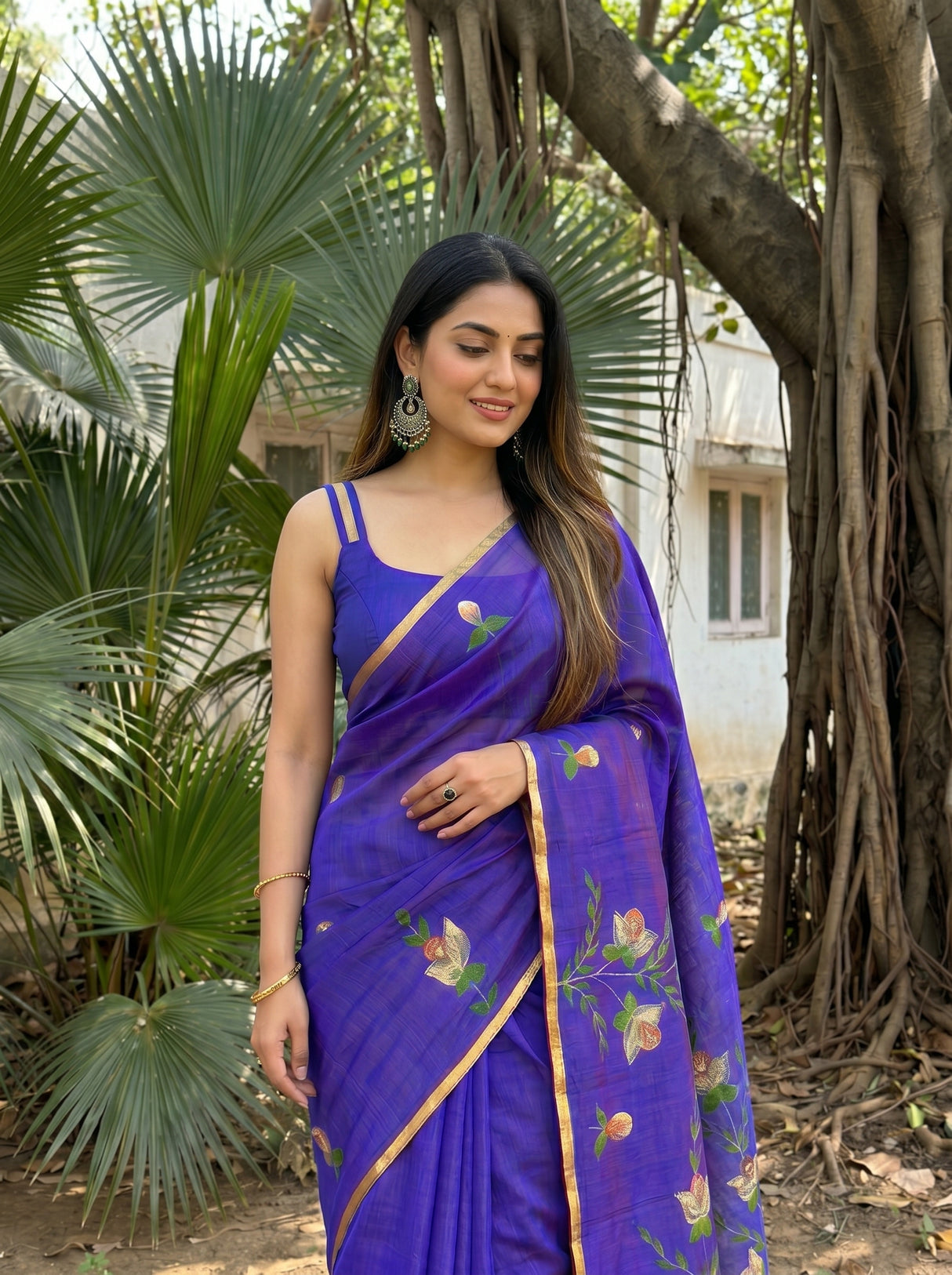 MIMOSA Saree Saree — pose 10 styling detail