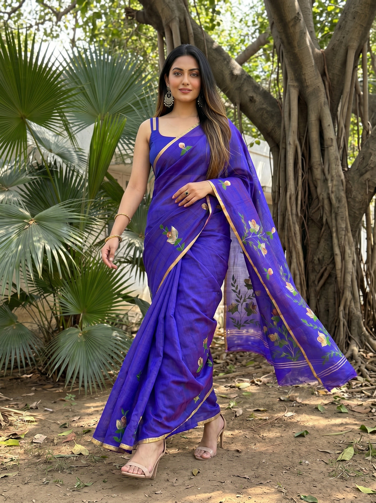 MIMOSA Saree Saree — pose 6 styling detail