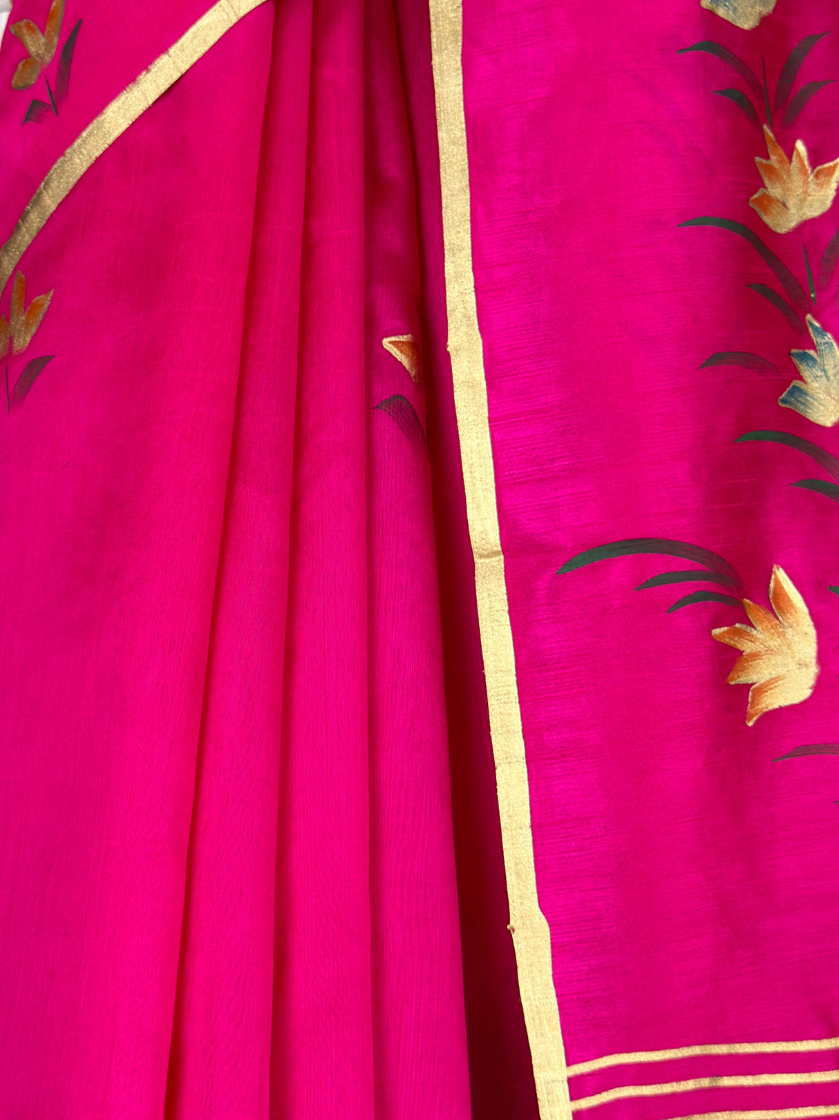 MIMOSA Rani Banarasi Art Silk Saree — fleets shot full lifestyle