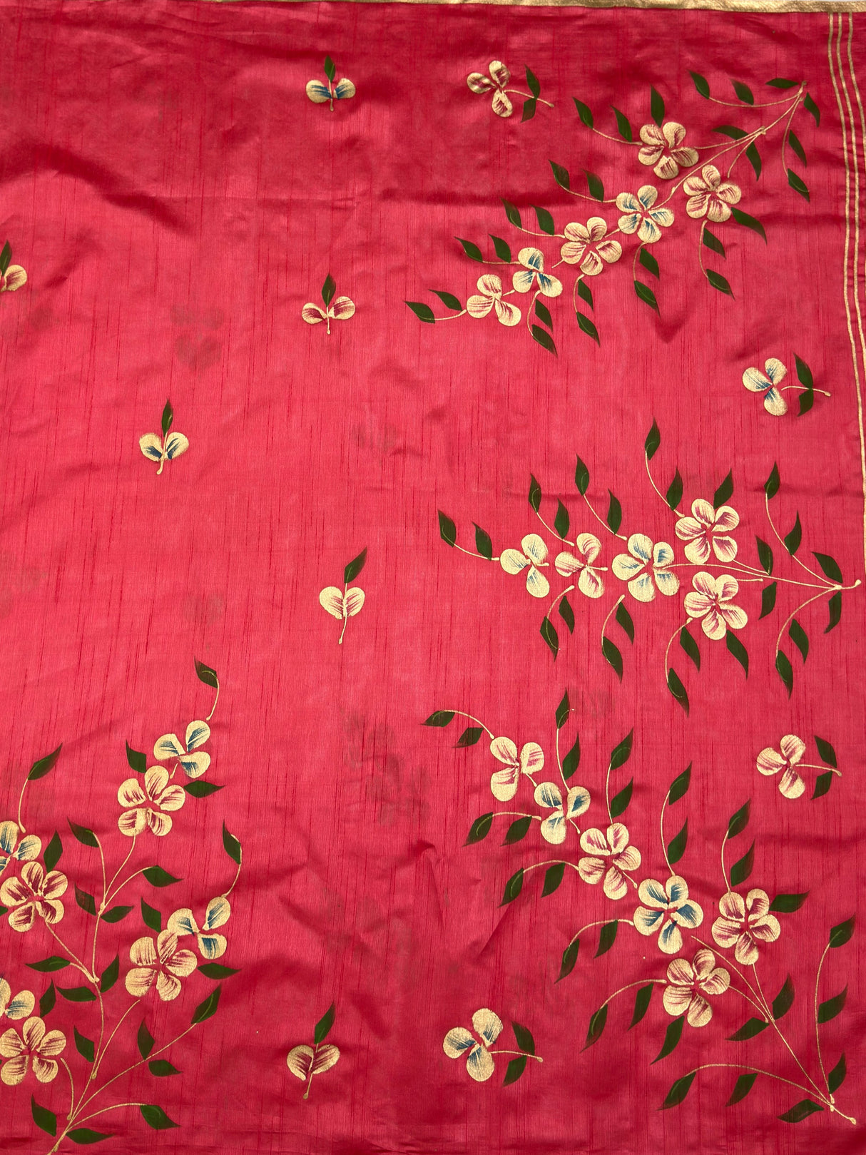 MIMOSA Gajari Banarasi Art Silk Saree — pallu and zari work detail