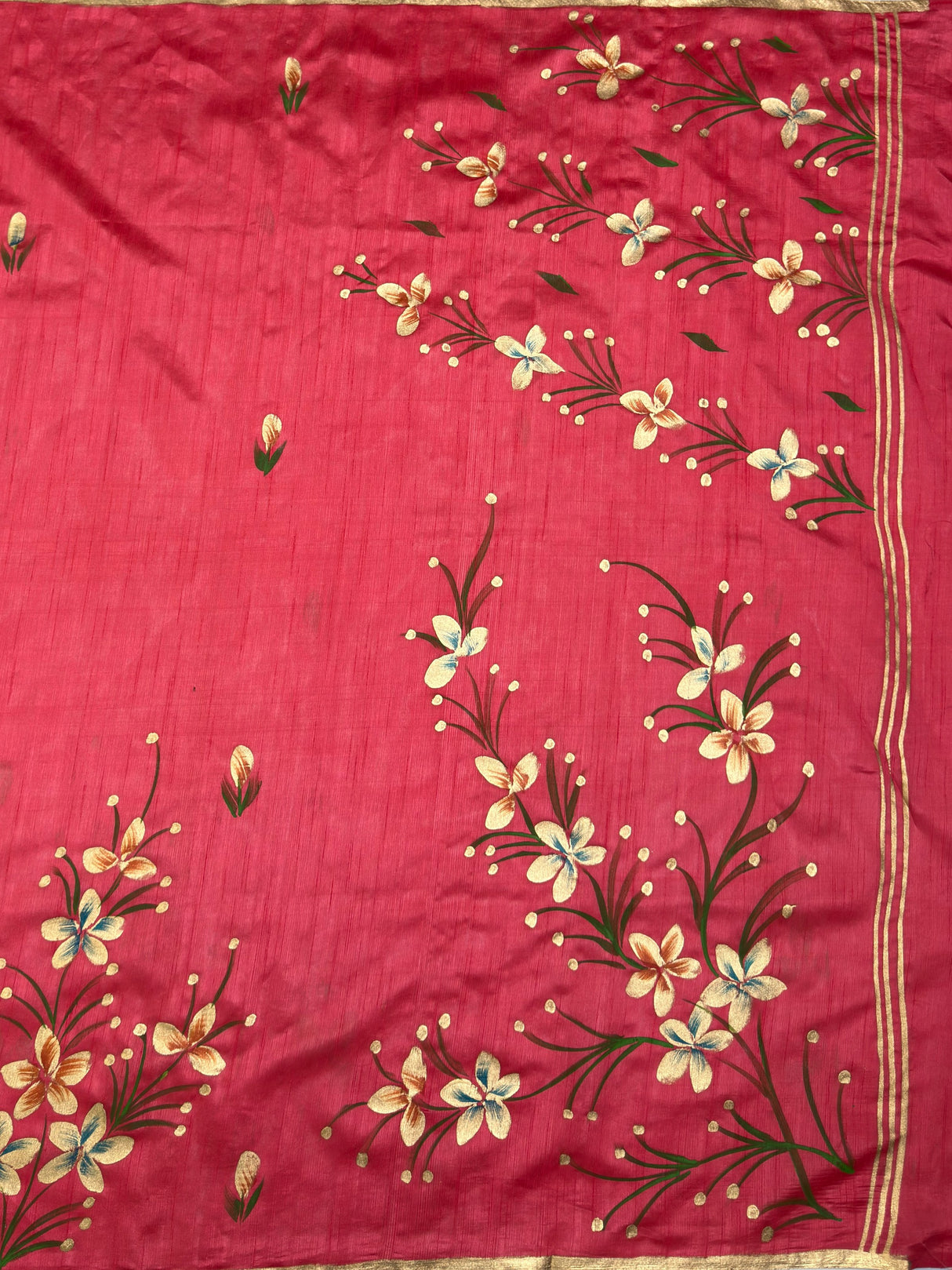 MIMOSA Saree Saree — pallu and zari work detail