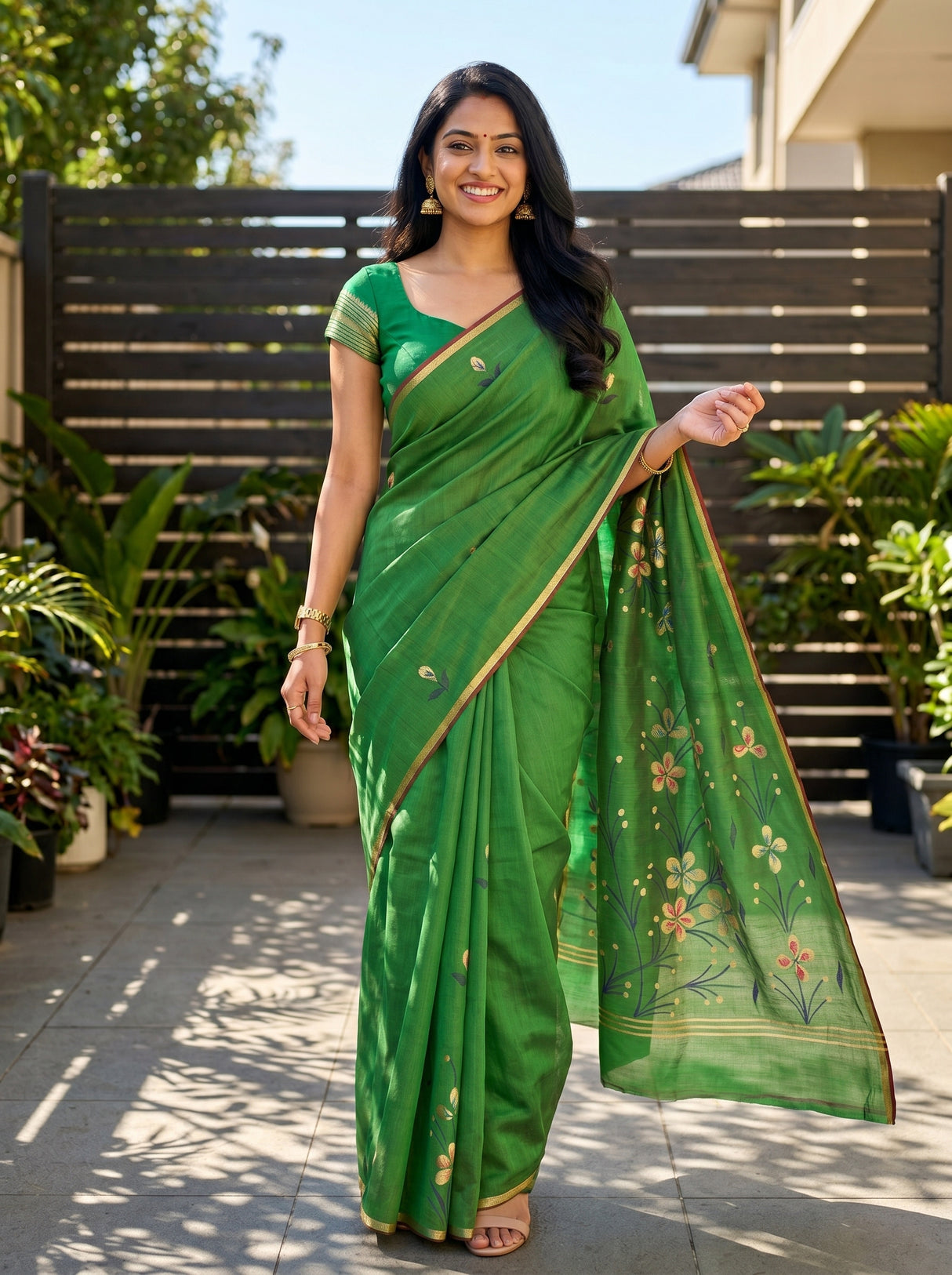 MIMOSA Saree Saree — front view on mannequin