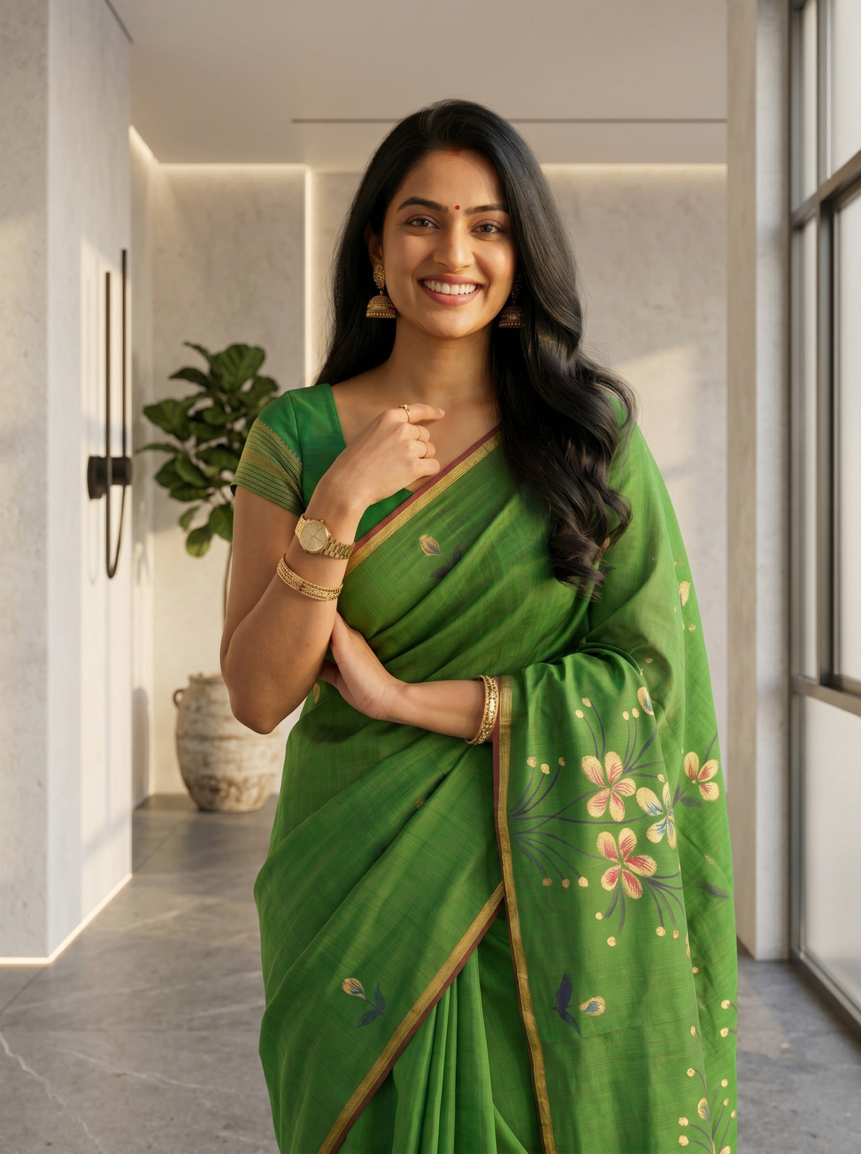 MIMOSA Saree Saree — pose 10 styling detail