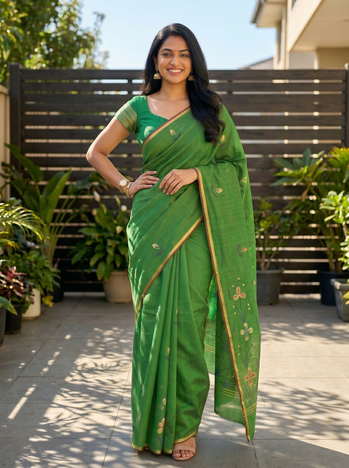 MIMOSA Saree Saree — pose 4 styling detail