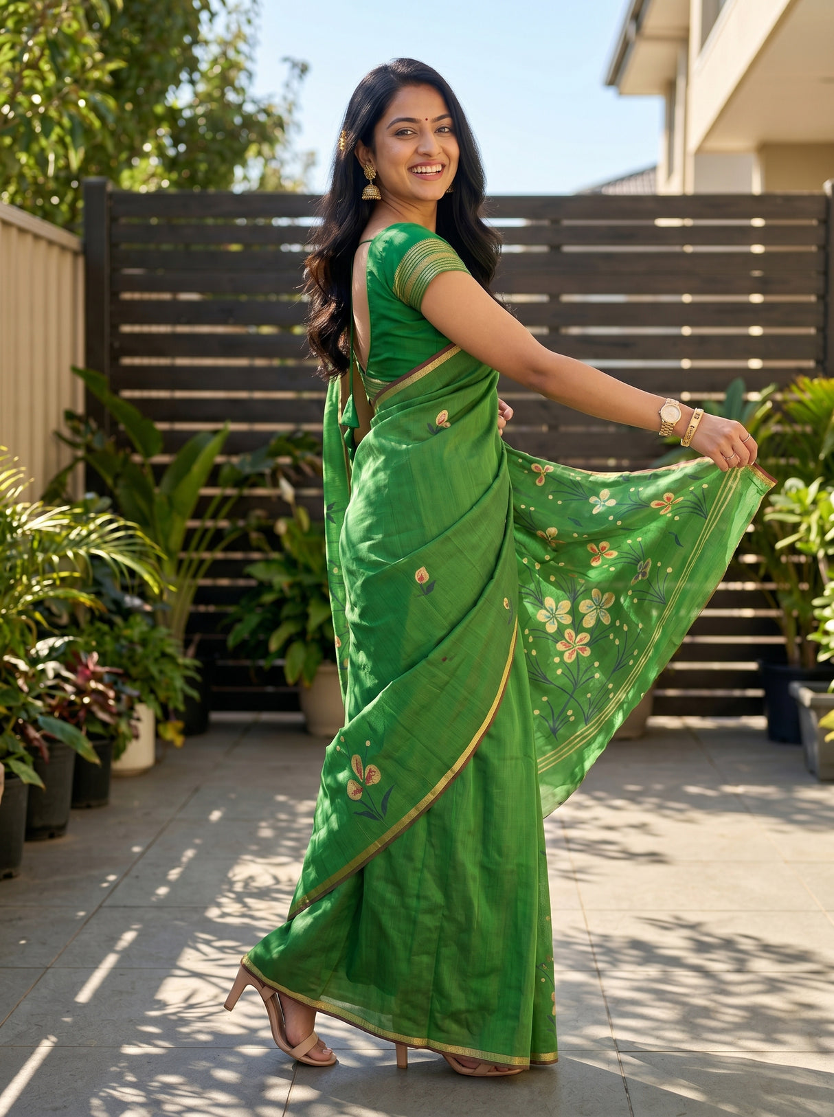 MIMOSA Saree Saree — pose 9 styling detail