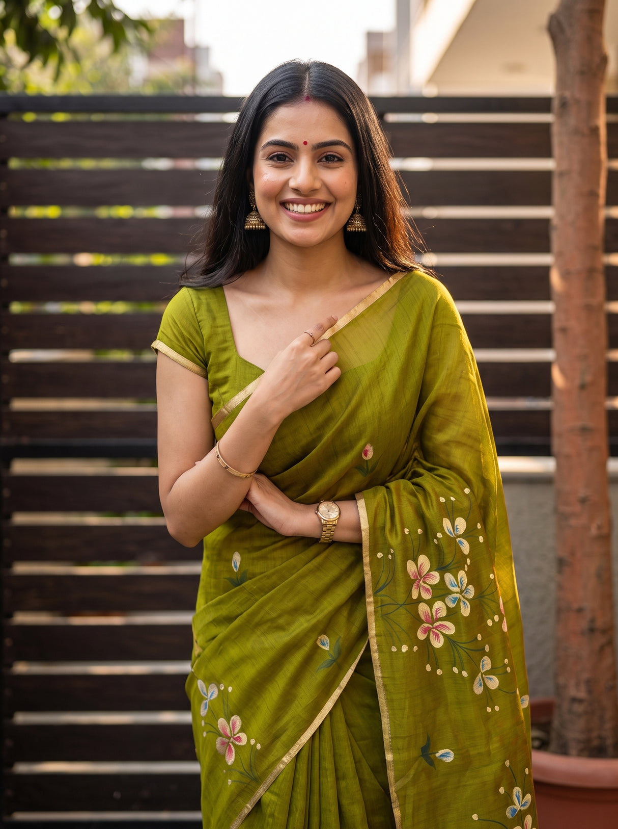 MIMOSA Saree Saree — pose 10 styling detail
