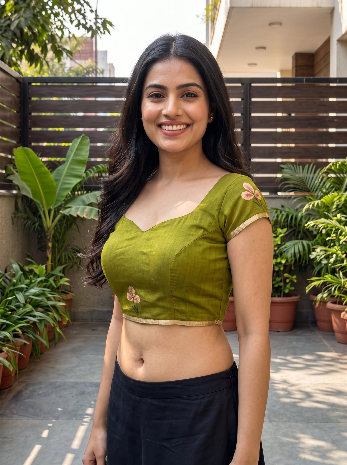 MIMOSA Saree Saree — blouse close-up