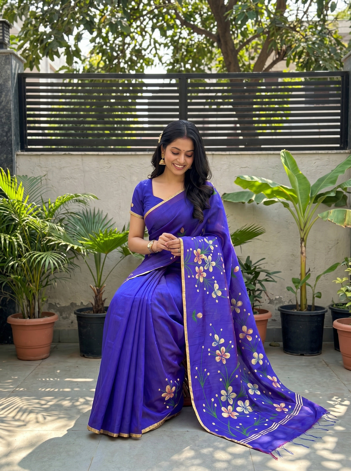 MIMOSA Saree Saree — pose 8 styling detail