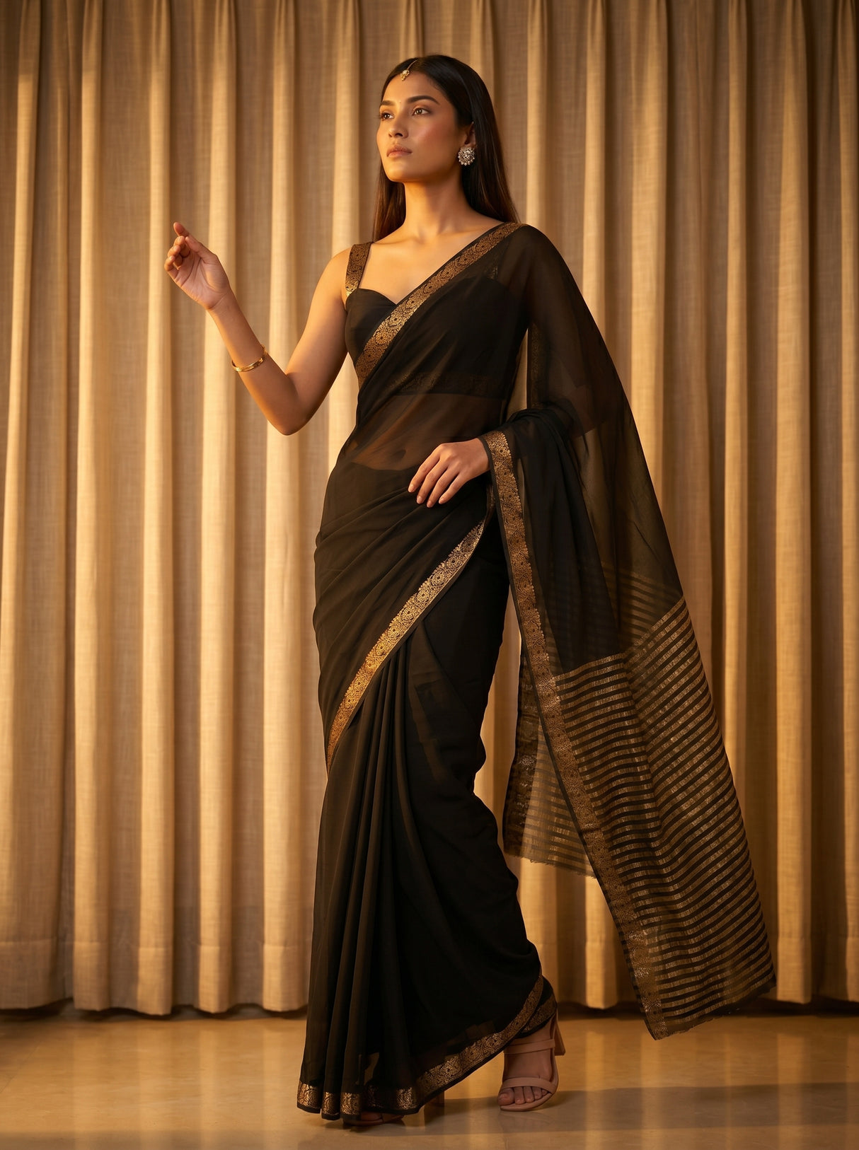 MIMOSA Saree Saree — pose 5 styling detail