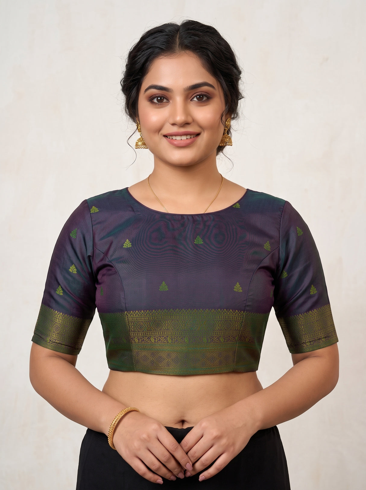 MIMOSA Rama Saree Saree — blouse close-up