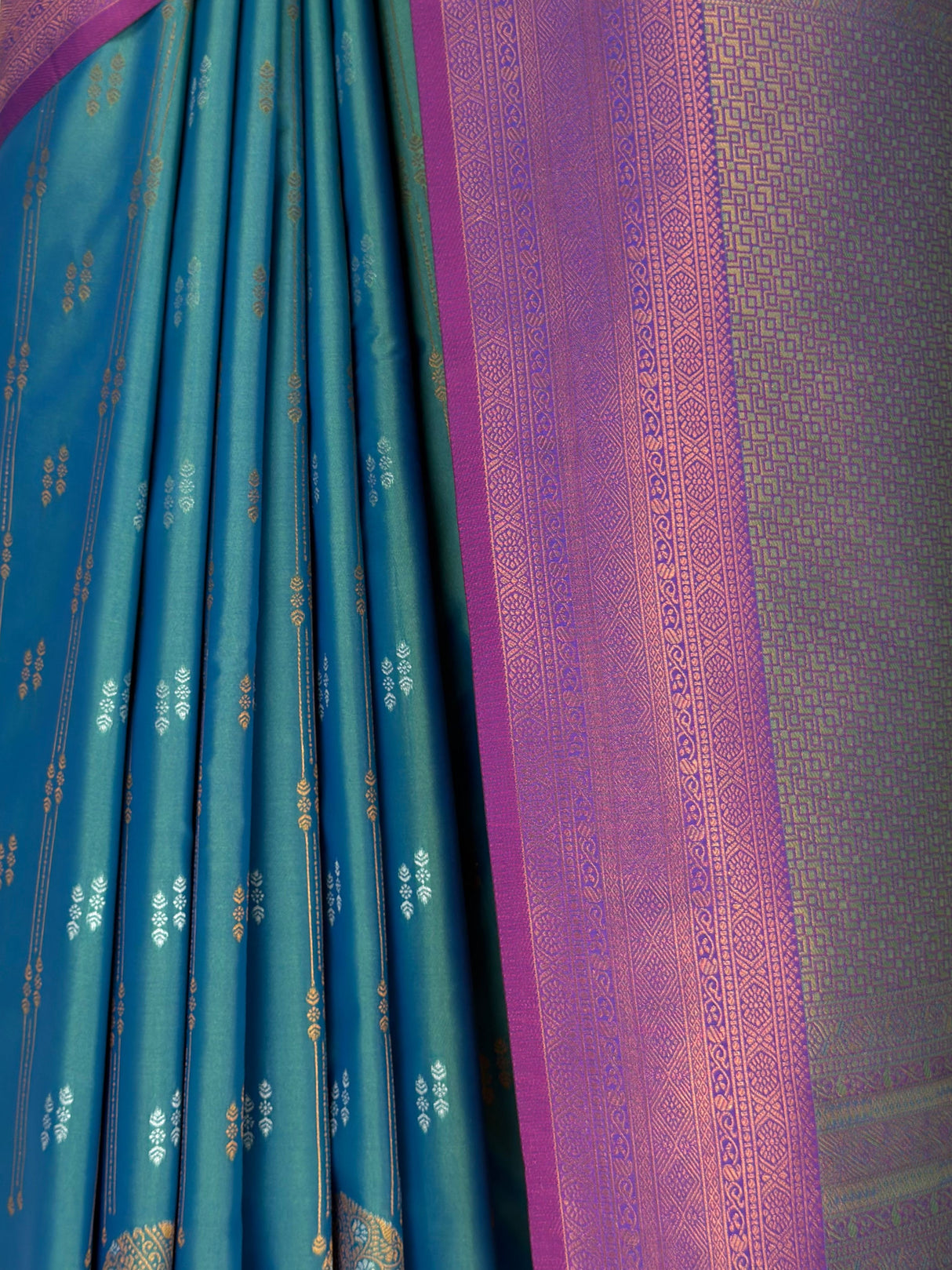 MIMOSA Sapphire Saree Saree — fleets shot full lifestyle