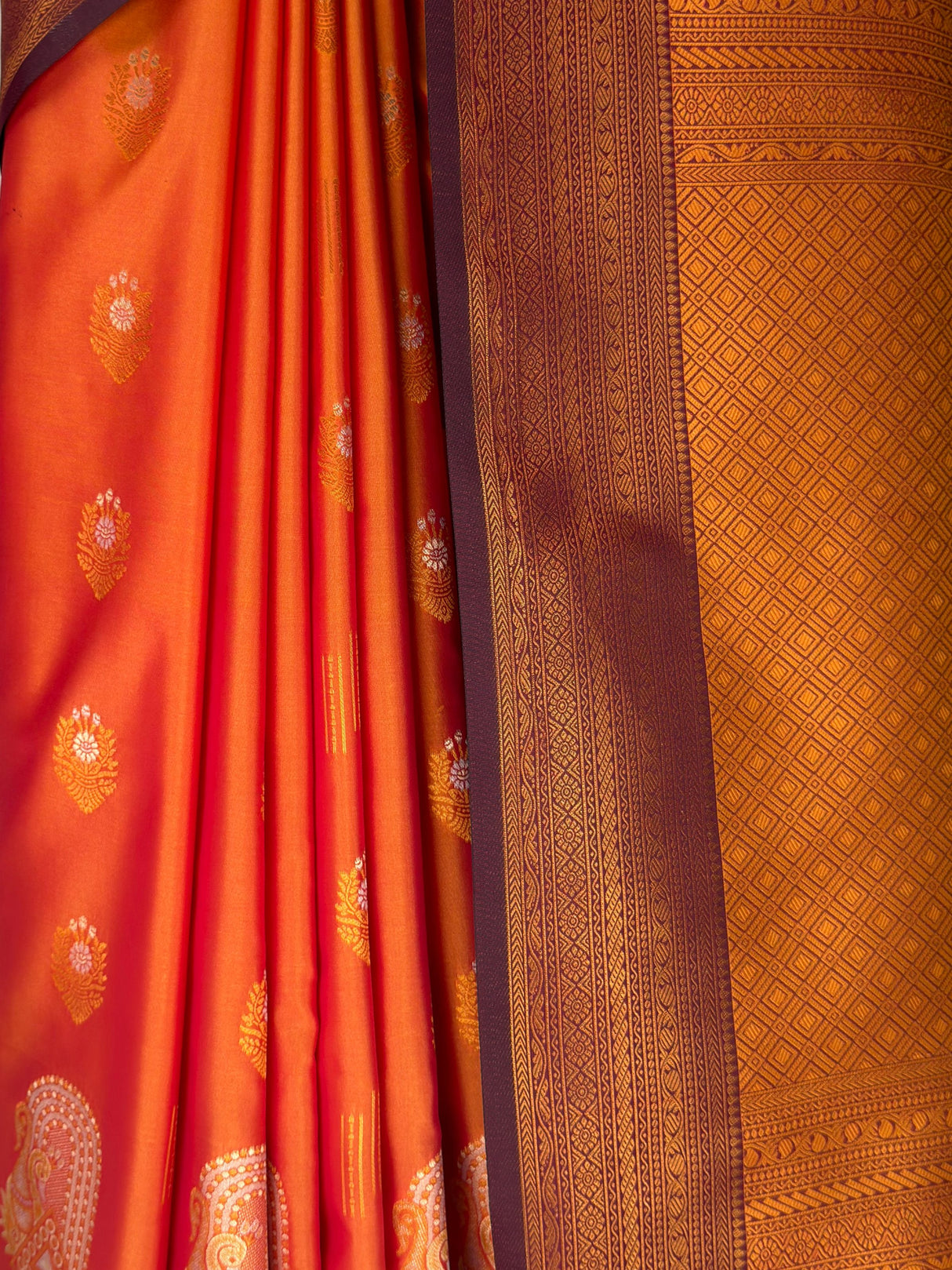 MIMOSA Mustard Kanjivaram Art Silk Saree — fleets shot full lifestyle