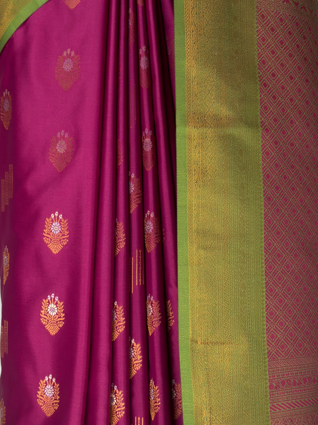 MIMOSA Wine Kanjivaram Art Silk Saree — fleets shot full lifestyle