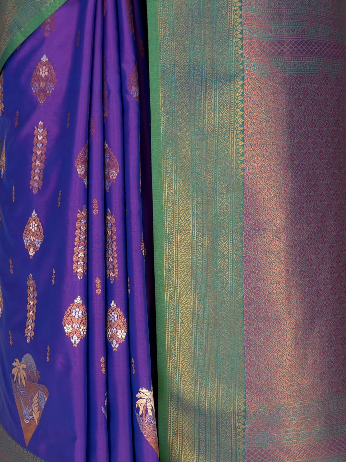 MIMOSA Purple Saree Saree — fleets shot full lifestyle