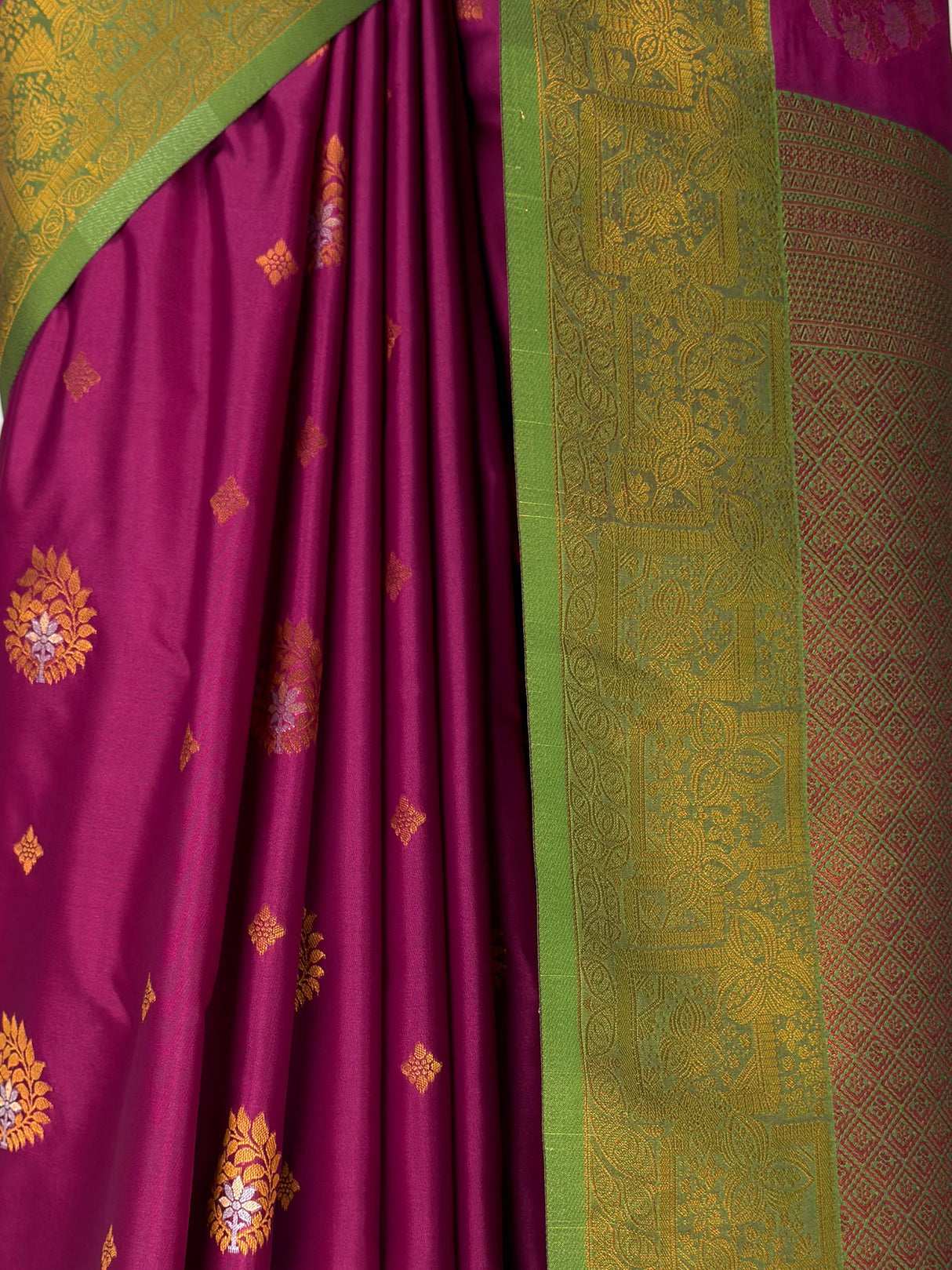 MIMOSA Wine Saree Saree — fleets shot full lifestyle