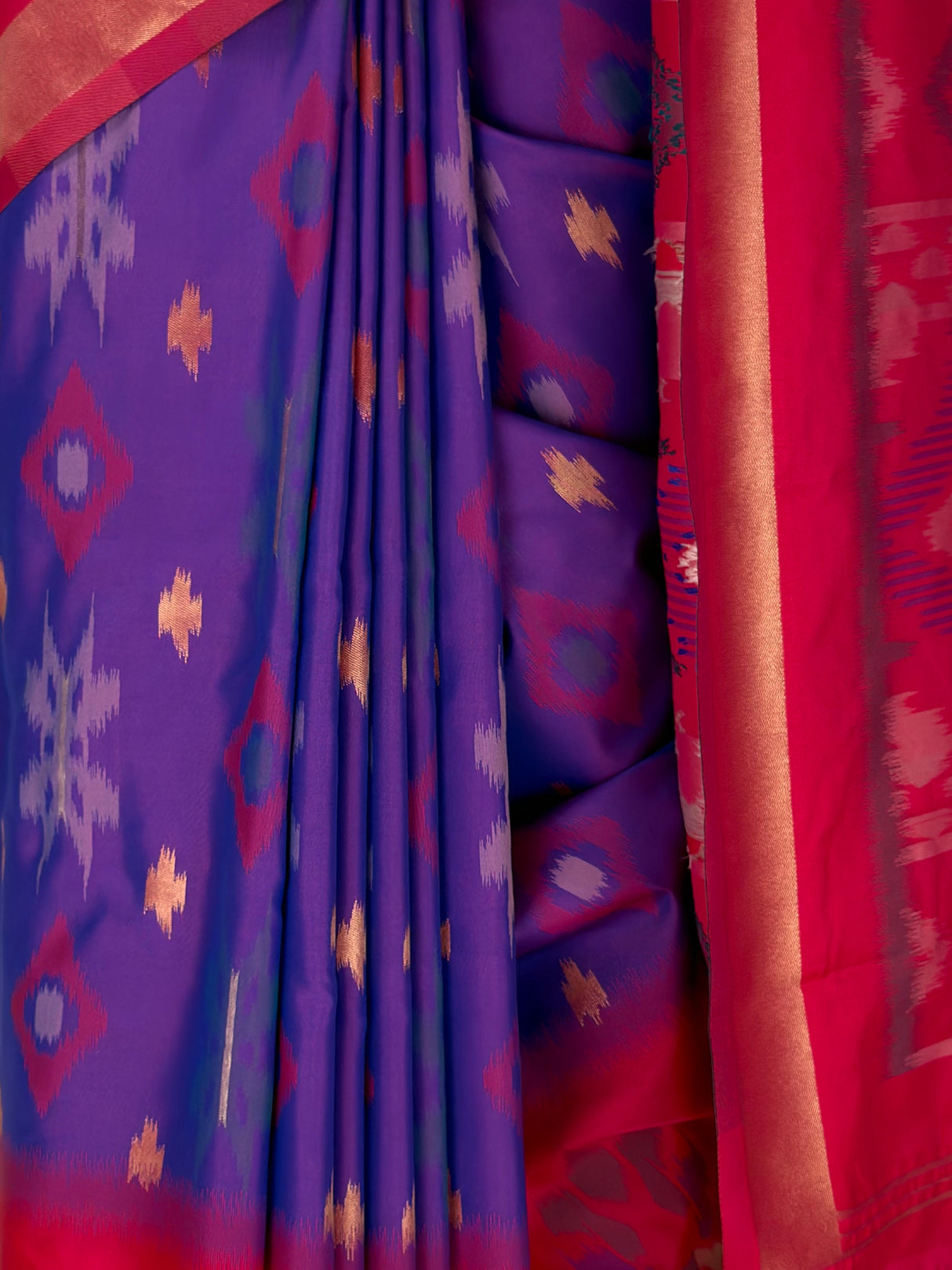 MIMOSA Purple Saree Saree — fleets shot full lifestyle