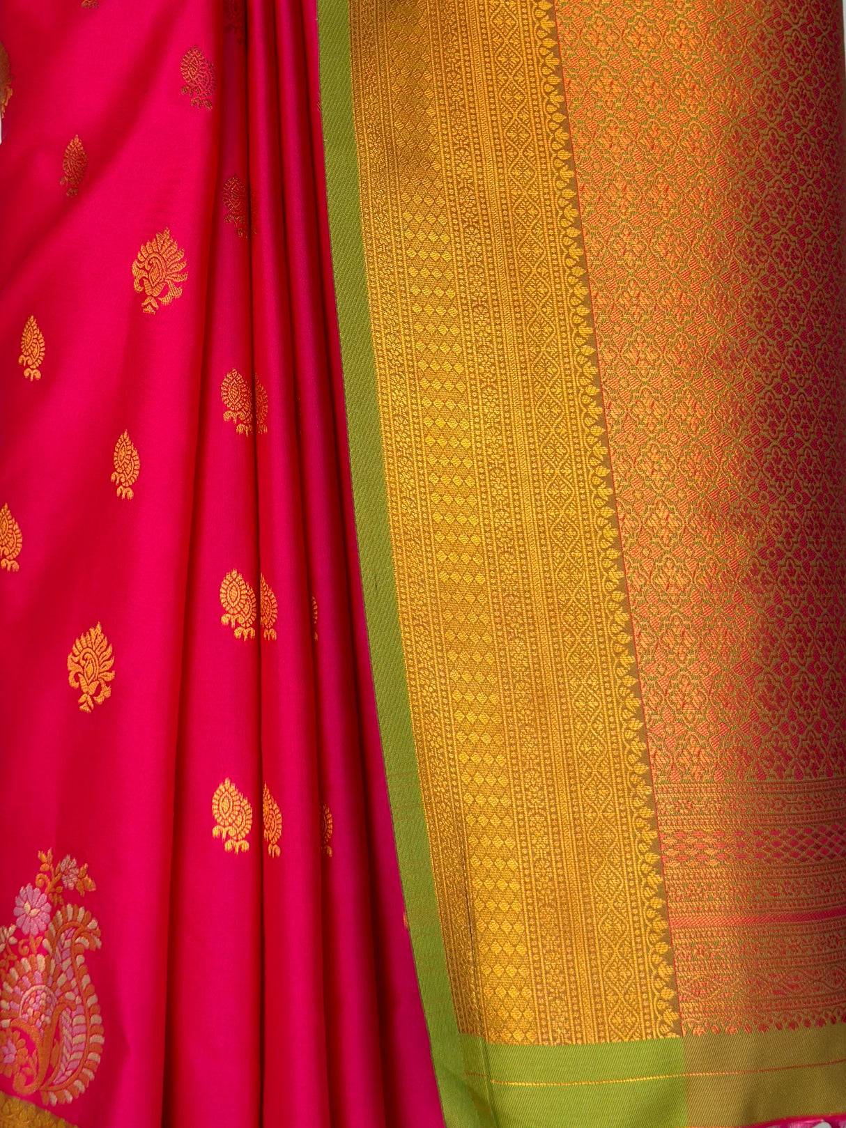 MIMOSA Rani Saree Saree — fleets shot full lifestyle