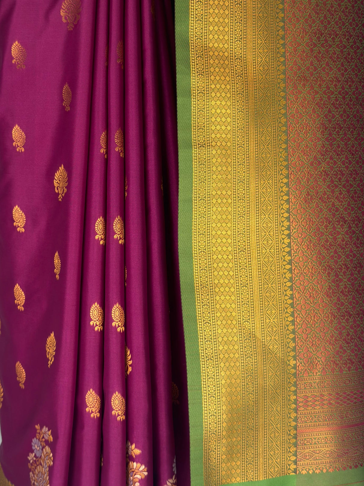 MIMOSA Wine Saree Saree — fleets shot full lifestyle
