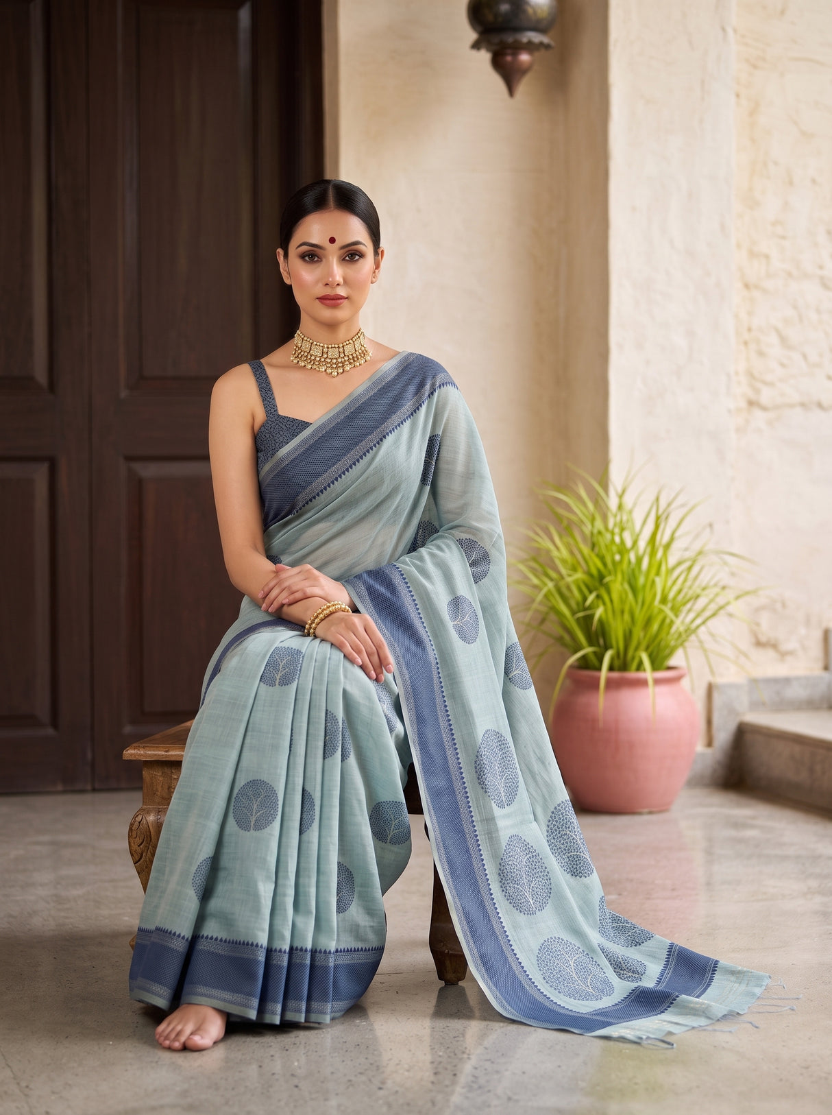 MIMOSA Saree Saree — pose 8 styling detail