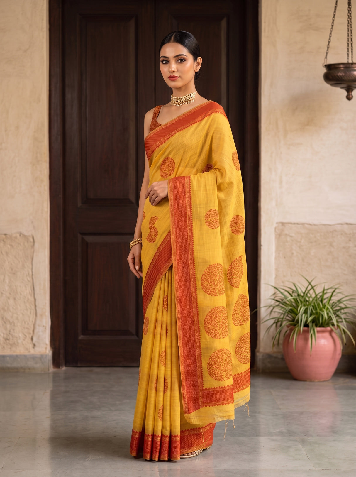 MIMOSA Saree Saree — pose 4 styling detail