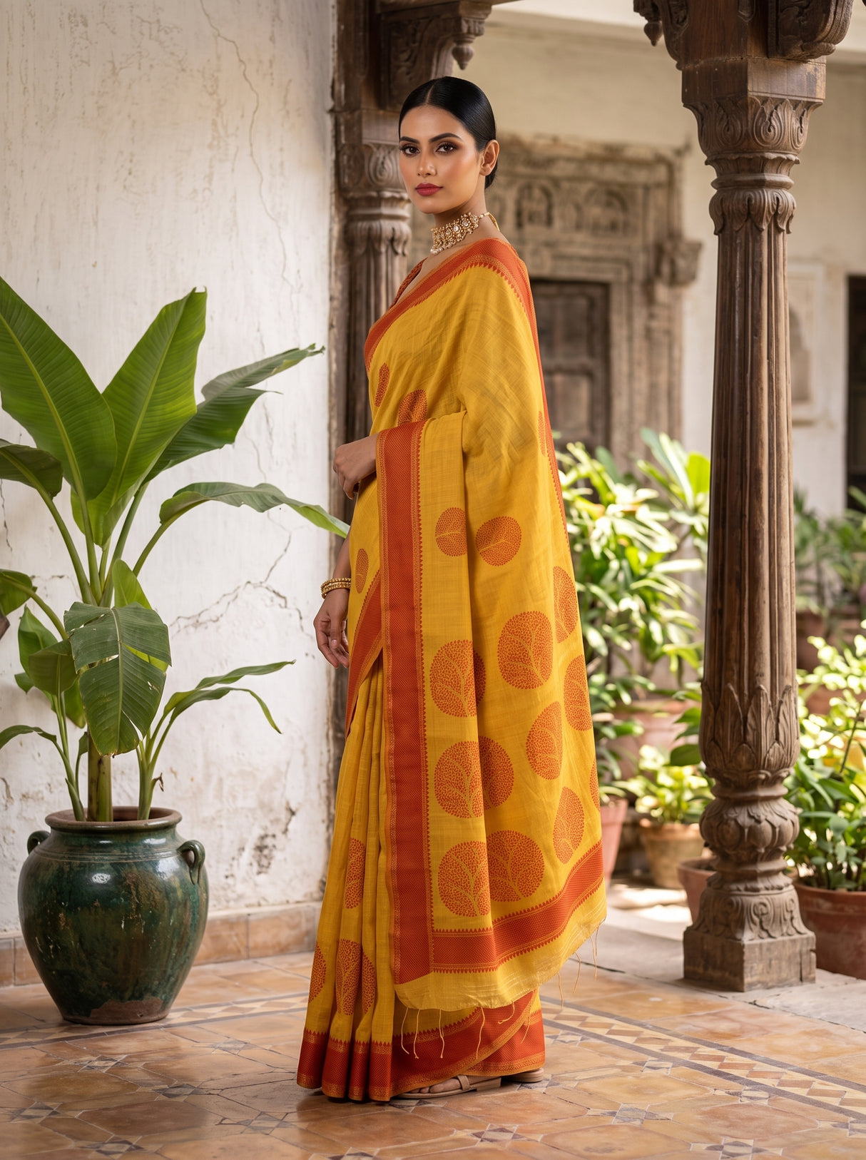 MIMOSA Saree Saree — pose 6 styling detail
