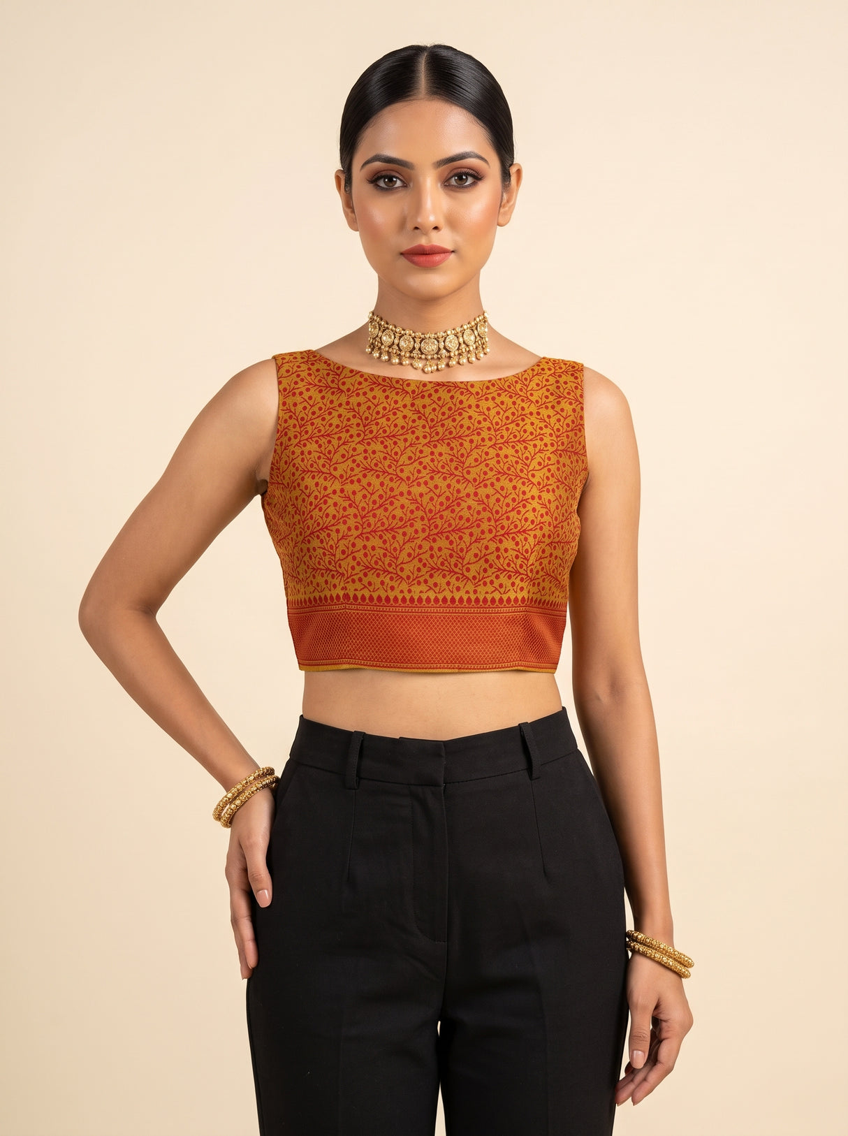 MIMOSA Saree Saree — blouse close-up
