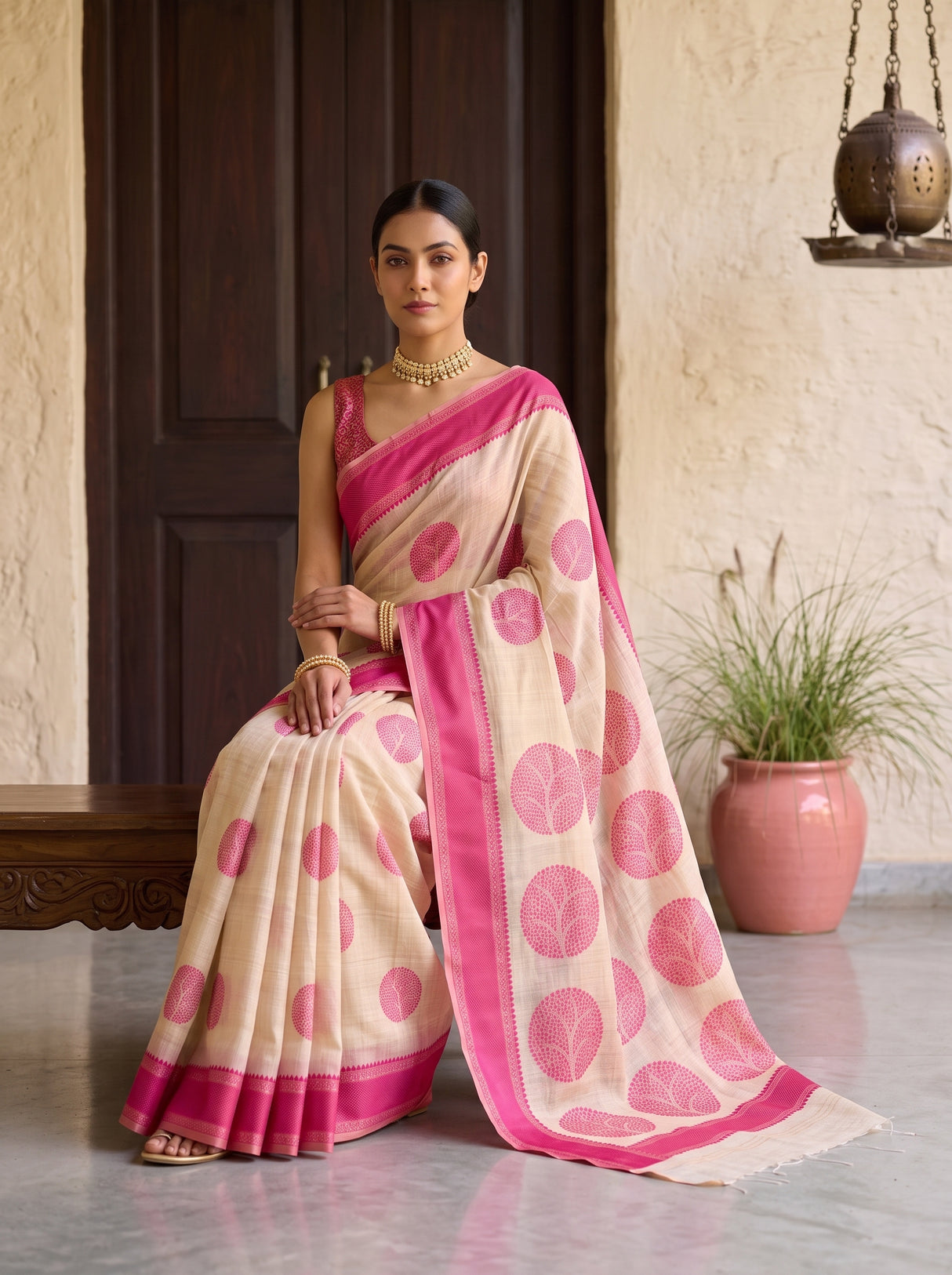 MIMOSA Saree Saree — pose 8 styling detail